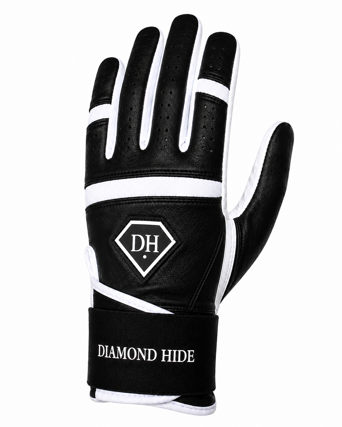 Diamond Hide Long Cuff Goatskin Batting Gloves